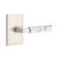 Select Round Privacy (Bed & Bath) Door Lever with Rectangle Rosette-1253181405-1253181382