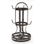 Gourmet Basics by Mikasa Metal Rotating 8-Cup Mug Tree, Antique Black