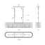 Luminaire suspendu linéaire 6 lumières Park Row-1647813180