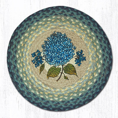  Coussin de chaise rond bourgogne H 15,5 po