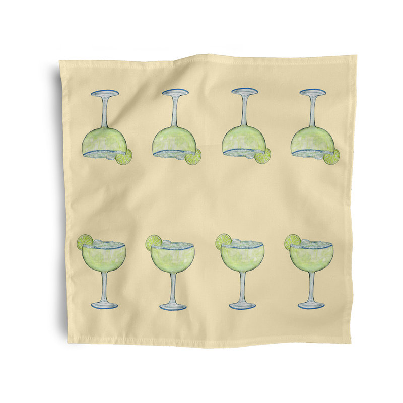 Sheyla Polyester Square Napkin, Yellow