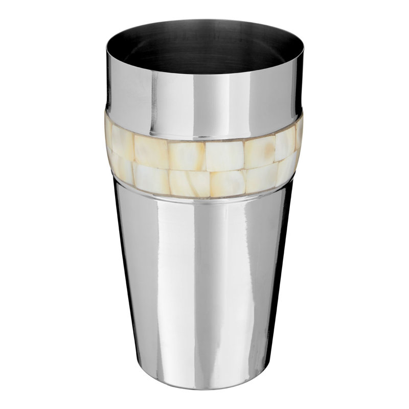 Mother Of Pearl Stainless Steel Ashtray