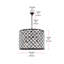 Lustre tambour 8 lumières unique Swinney-22795766