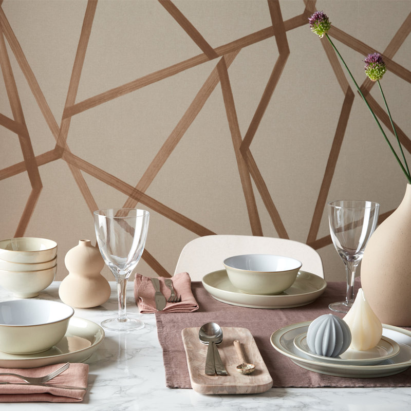 Linen Set of 4 Medium Plates