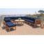 Monterey Outdoor 7 - Piece Teak Conversation Set-1141474666-1188766333