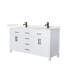 Beckett 66" Freestanding Double Bathroom Vanity with Quartz Top-965466513-965466516-965466536