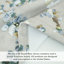 Cantonnière sur mesure 50 po gris / blanc / turquoise Hutchcraft-513316280-484387589-484387590