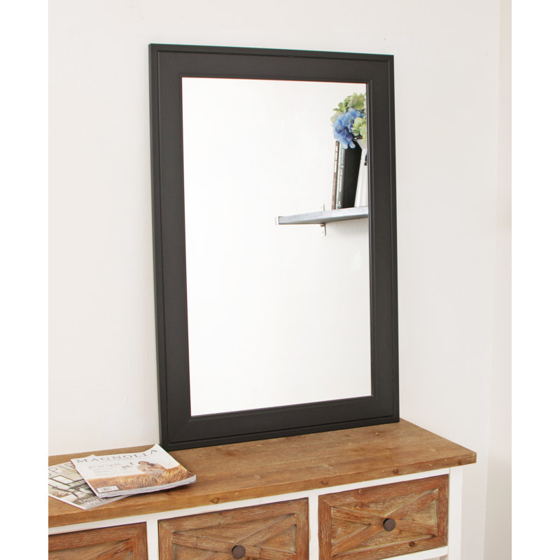 Miroir Canonero, Noir mat, 46 po x 32 po