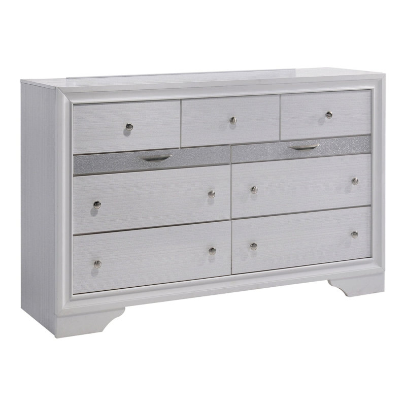 Commode contemporaine 1Pc, Blanc