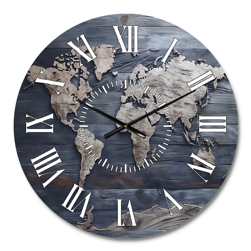 Horloge murale rustique, Médium