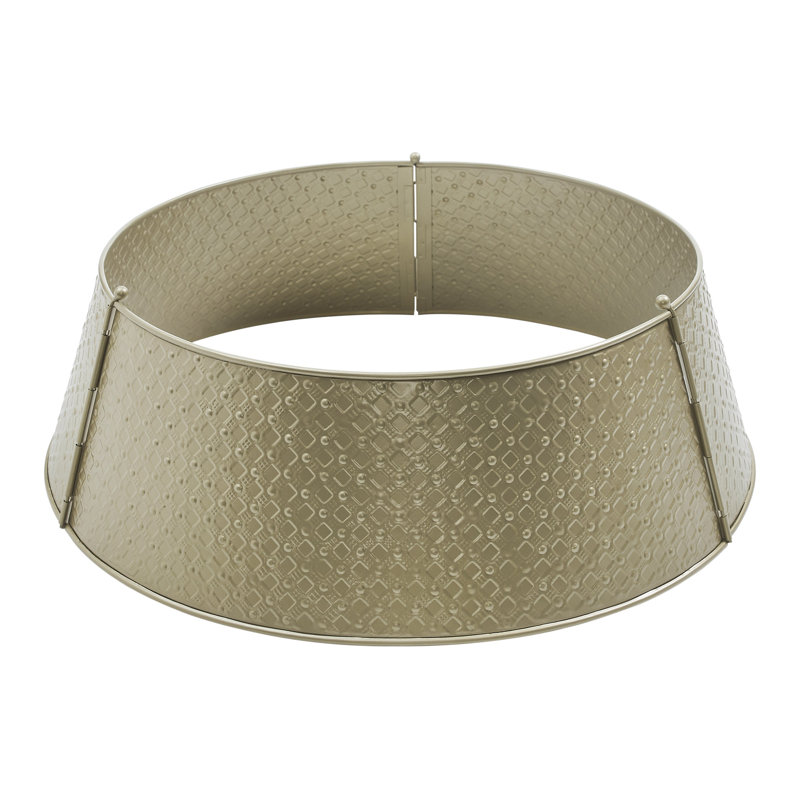 Collier treillis en métal 7,5 x 24 x 24, Doré