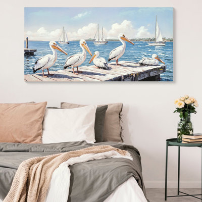 Hand - Painted Ocean Canvas For Home, Realistic , Secure Packaging, Fast Installation Aesthetic Improvement
