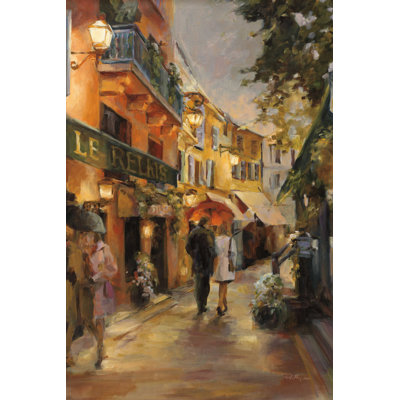 «Evening in Paris» par Marilyn Hageman - reproduction d'art sur toile tendue