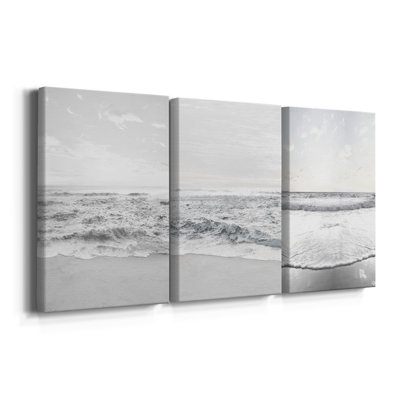 «Gentle Tides I», toile tendue sur mesure - 3 pièces