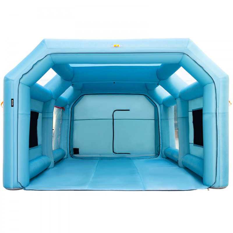 Portable Inflatable Paint Booth, Inflatable Spray Booth, Car Paint Tent w/Air Filter System & 2 Blowers, Upgraded Blow Up Spray Booth Tent, Auto Paint Workstation, Car Parking Garage