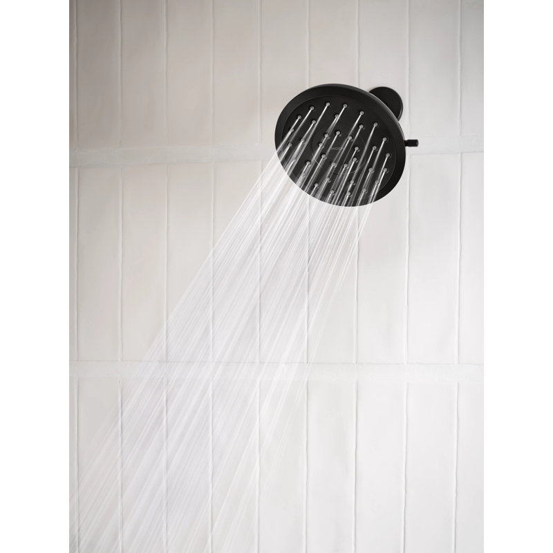 Pomme de douche Verso, Noir mat