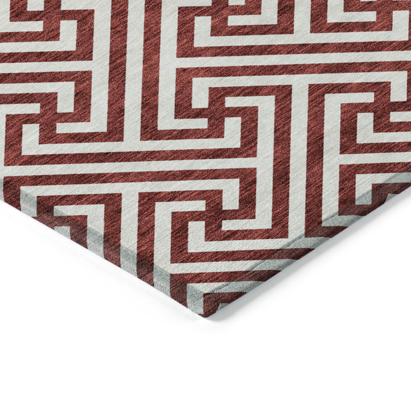 Tapis intérieur / extérieur Flamoudi, Rectangle 5 pi x 7 pi 6 po