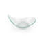 Vaisselle en verre 7,5 po x 5,75 po x H: 3,25 po 10 oz. Bol en verre transparent ovale (ensemble de 4)