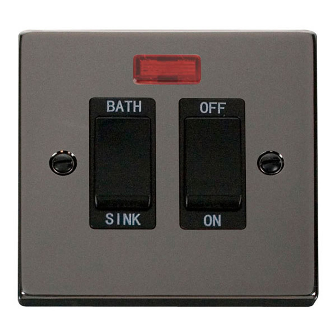 Black Nickel 20A DP Sink/bath Switch