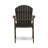 Outdoor Weather Resistant Acacia Wood Adirondack Dining Chairs (Set Of 2), Grey Finish-1429092071