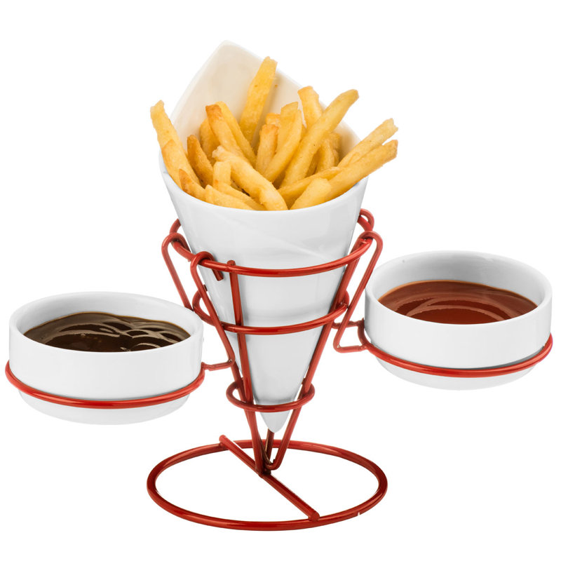 Ginnie Cake Stand, Red
