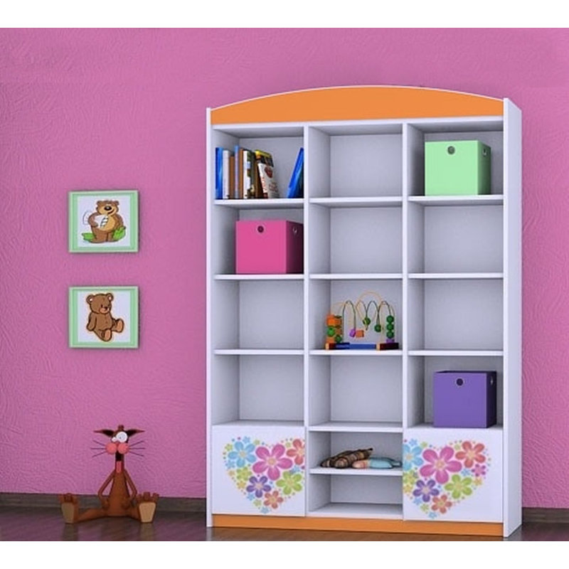 Ulysses 183cm H X 132cm W Kids Cube, Orange