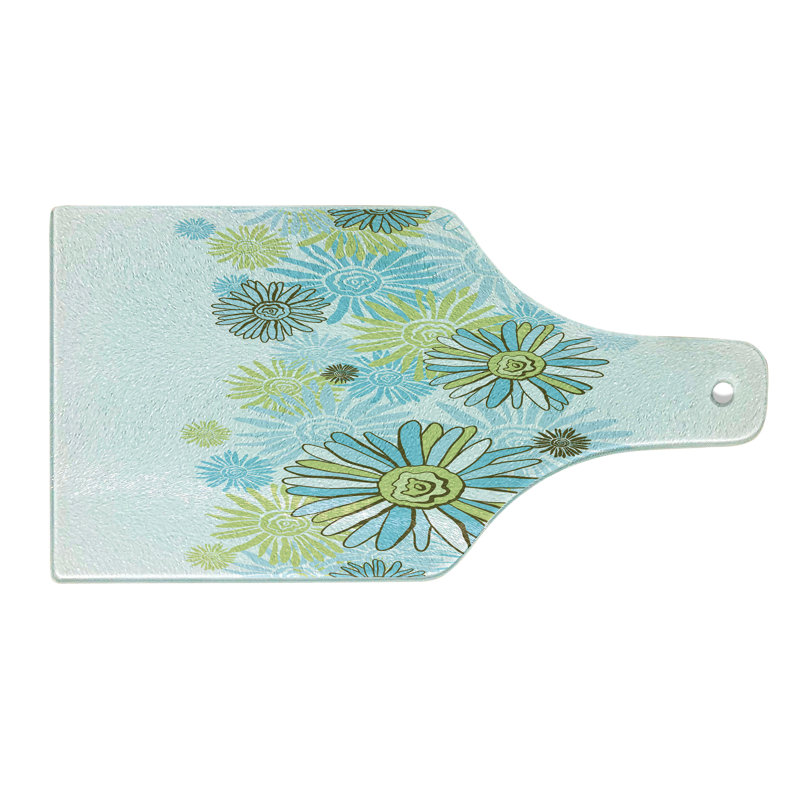 Planche à découper en verre trempé Ambesonne