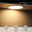 Luminaire encastré ultra-mince à DEL de 18 W et 8 pouces avec J-Box, lumière chaude à intensité variable 3000K-110811257