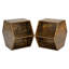 Table de bout 47,24 po Hexagonal Table d'appoint Table de chevet en bois antique 2 pièces-1479610967