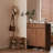 Finnegan Solid Wood Bench with Coat Hooks & Shoe Storage