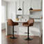 Adjustable Height Counter Stool with Metal Frame-1156864949