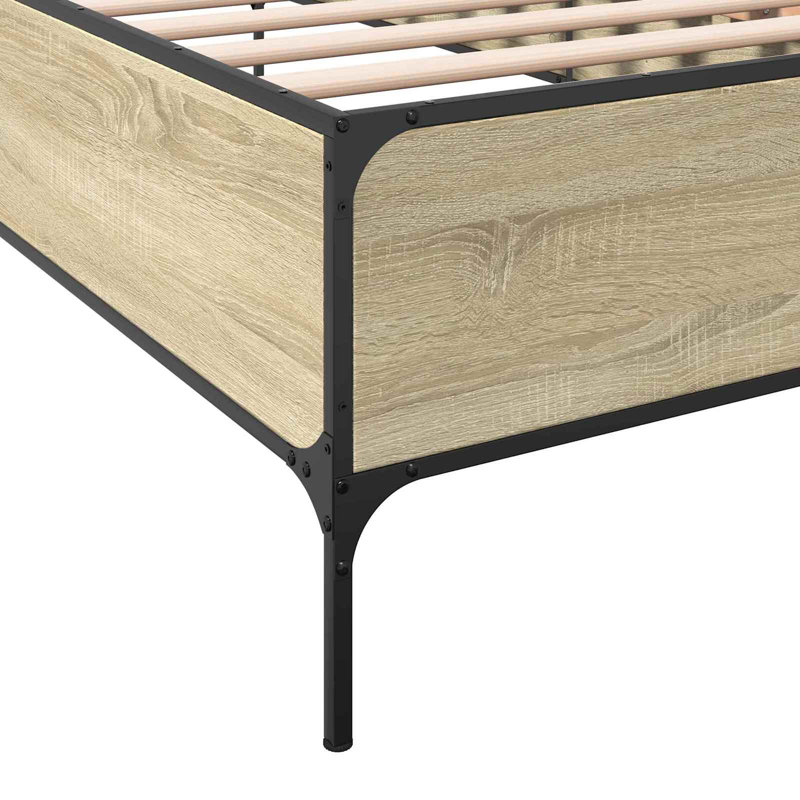 Bed, Sonoma Oak