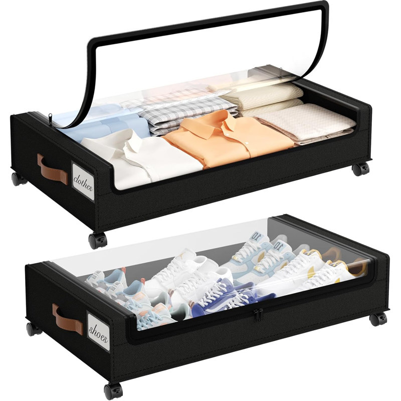 Rangement de rangement sous le lit 60L