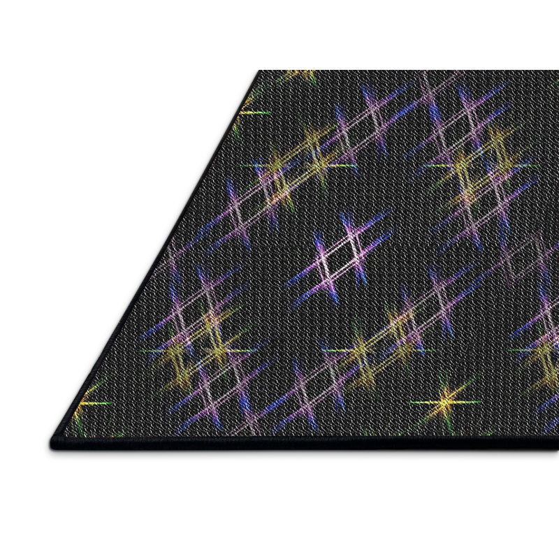 Geometric Indoor Rug, Rectangle 7' x 9'