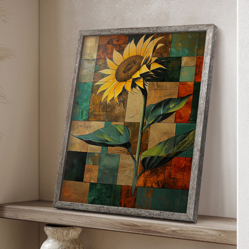 Reproduction encadrée FLORAL Series CDL XXXII - bois massif, H 11 po x l 9 po