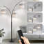 Lampe sur pied 80 po à 3 lumières à intensité variable de 3 couleurs à température variable avec télécommande-294848665-290191603-273686879