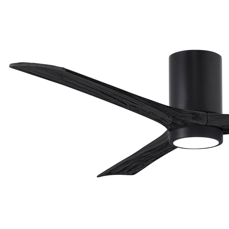 Irene LED Ceiling Fan, Matte Black, Matte Black, 60"