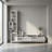 Sloane Asymmetrical Geometric White Entertainment Center-735741789