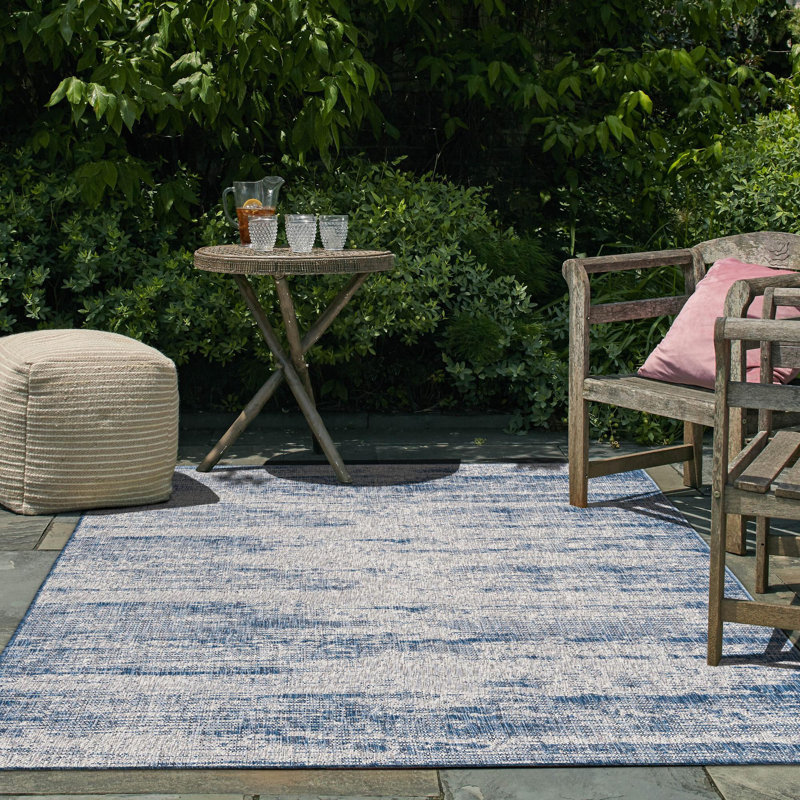 Tapis intérieur / extérieur moderne Penson, Rectangle 9 pi x 12 pi