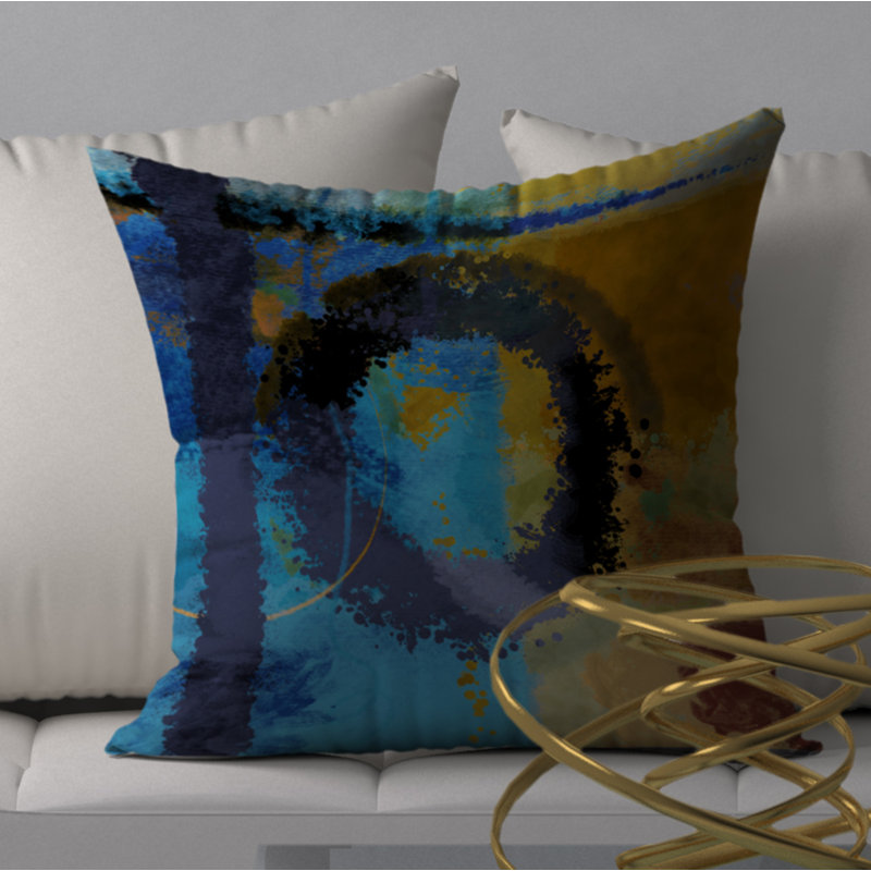  Housse et insert de coussin carré superbe, 18" x 18"