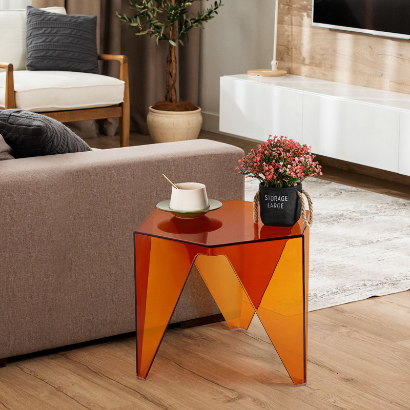 Table basse Table de bout, Orange