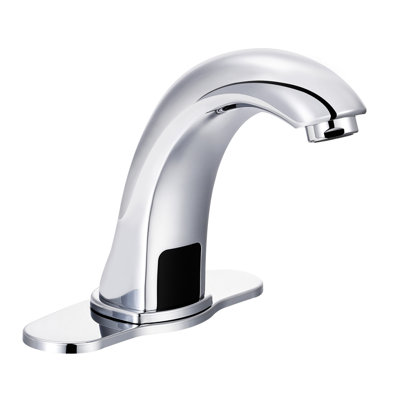 Robinet de lavabo pour salle de bain sans trou avec plaque de recouvrement