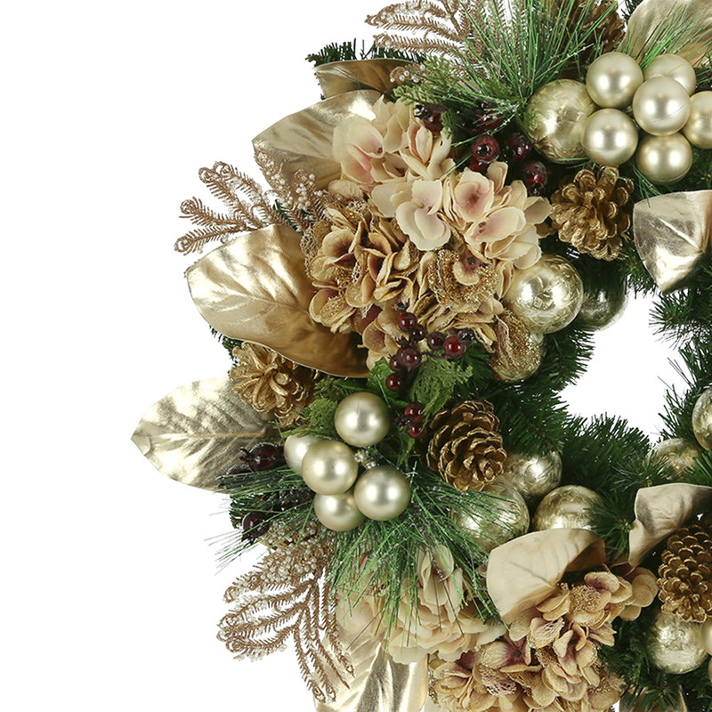 Jeyla Jeyla 30" Hydrangea Ornament Wreath
