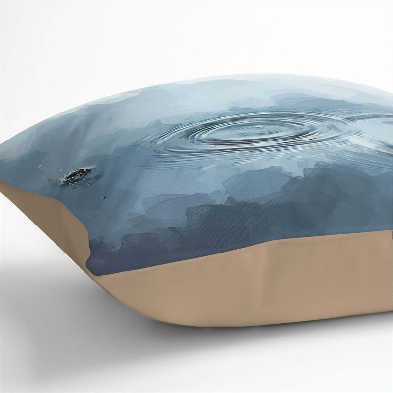 Square Cushion, Stone, 55cm H x 55cm W x 20cm D