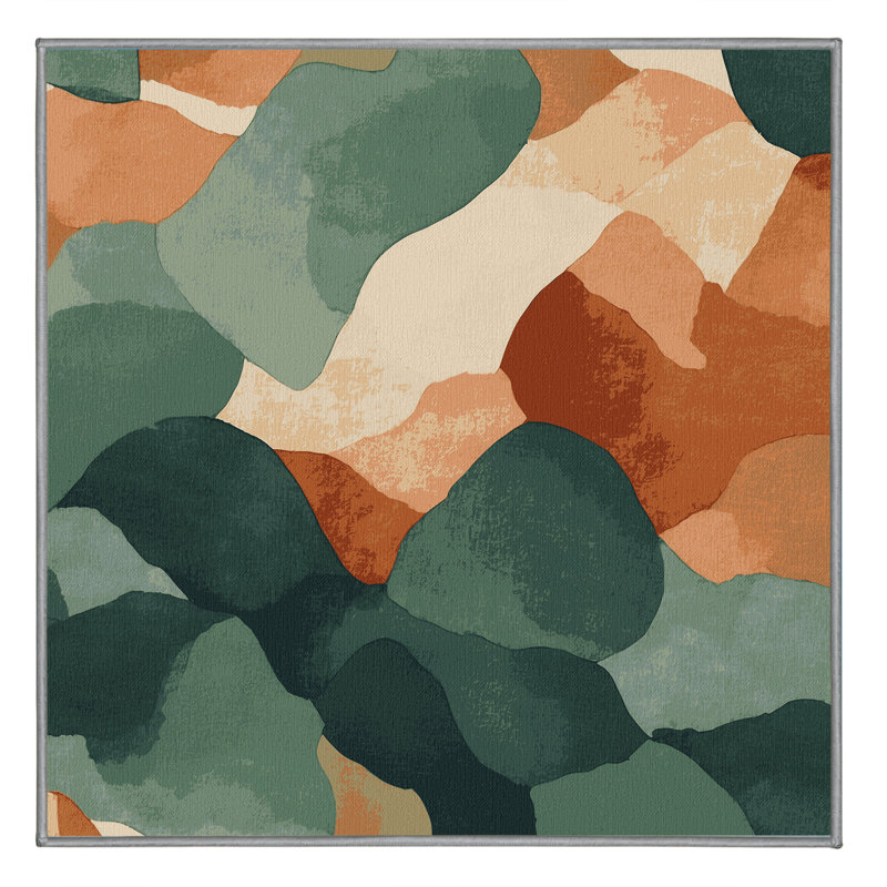 Autumn Cascade Rug, Square 8'