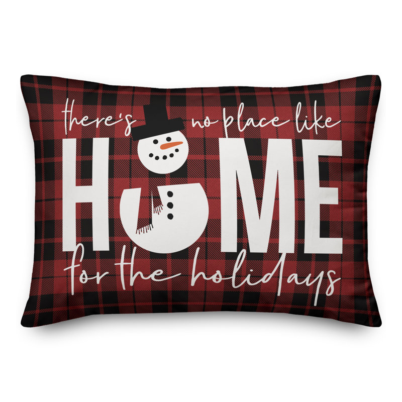  Coussin rectangulaire intérieur / extérieur Home For The Holiday