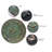 Peden Outdoor Round Poly Resin Wall Clock 15"-1435067959