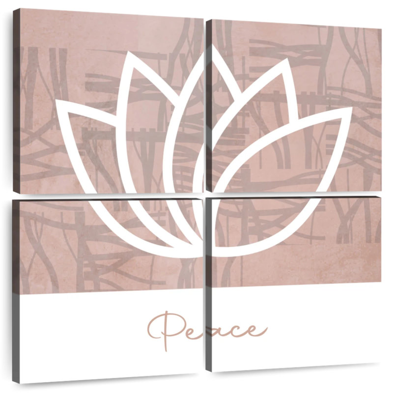 Lotus Tergel Peace, H 38 po x l 38 po