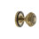 Rope Rosette with Egg & Dart Door Knob