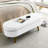 Home Decor In White Linen With Rubber Wood Construction Fabric Seat Solid Legs-1764792915